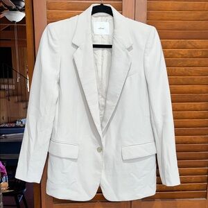 Aritzia Wilfred Pale Gray Blazer